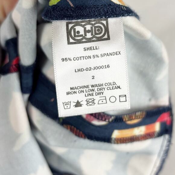 LHD Sainte Maxime Fruit Print Romper NWT Blue 2 - Picture 7 of 9